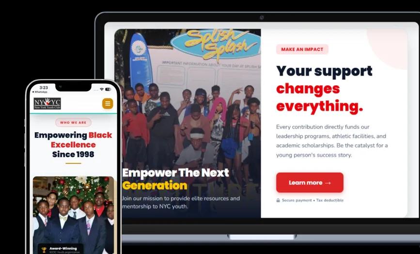 NYYC — New York Youth Club Digital Platform preview