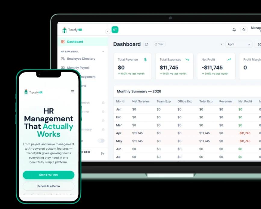 TracefyHR — AI-Powered HR for Growing Teams preview